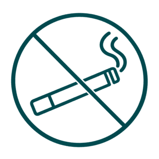 Image LineArt d'une cigarette barrée